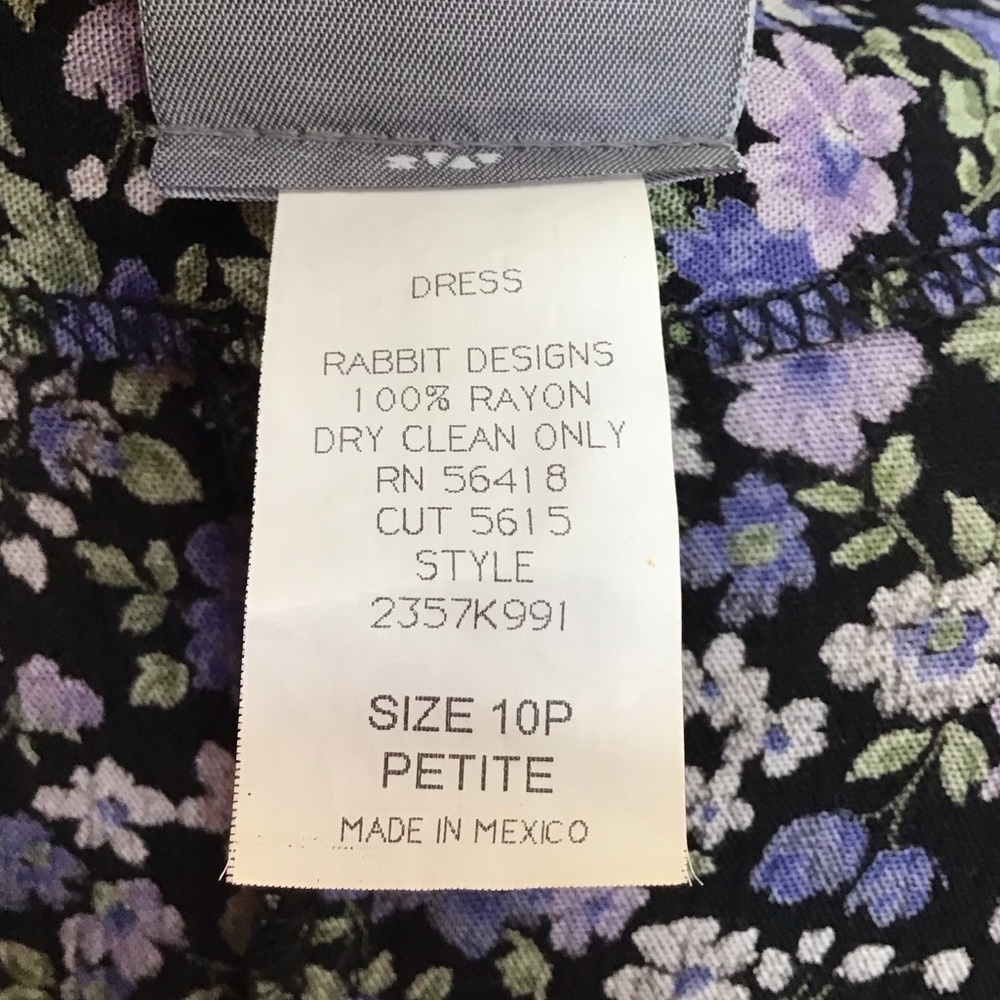Rabbit Rabbit Rabbit Designs Vintage Floral Sleeveless Maxi Dress - Picture 6 of 6